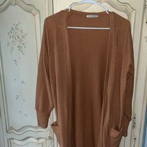 Rust color cardigan